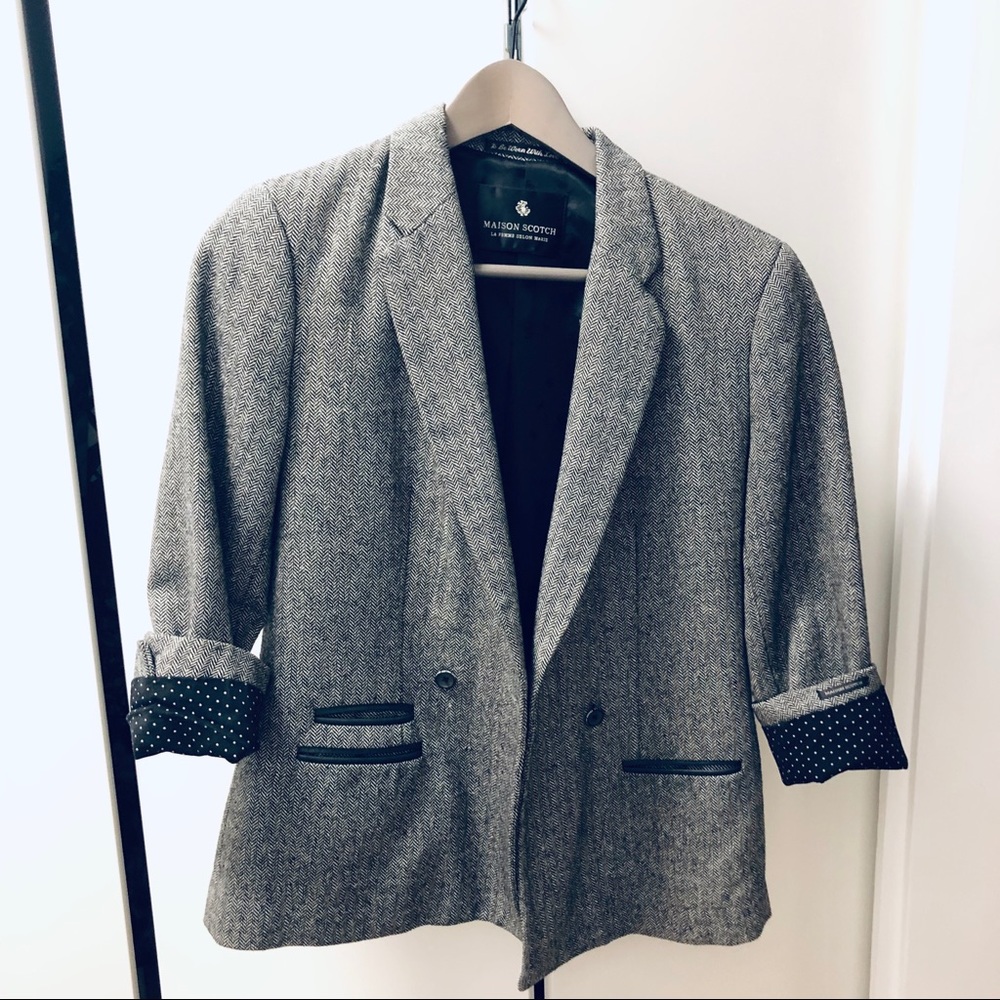 Maison Scotch 3/4 sleeve blazer